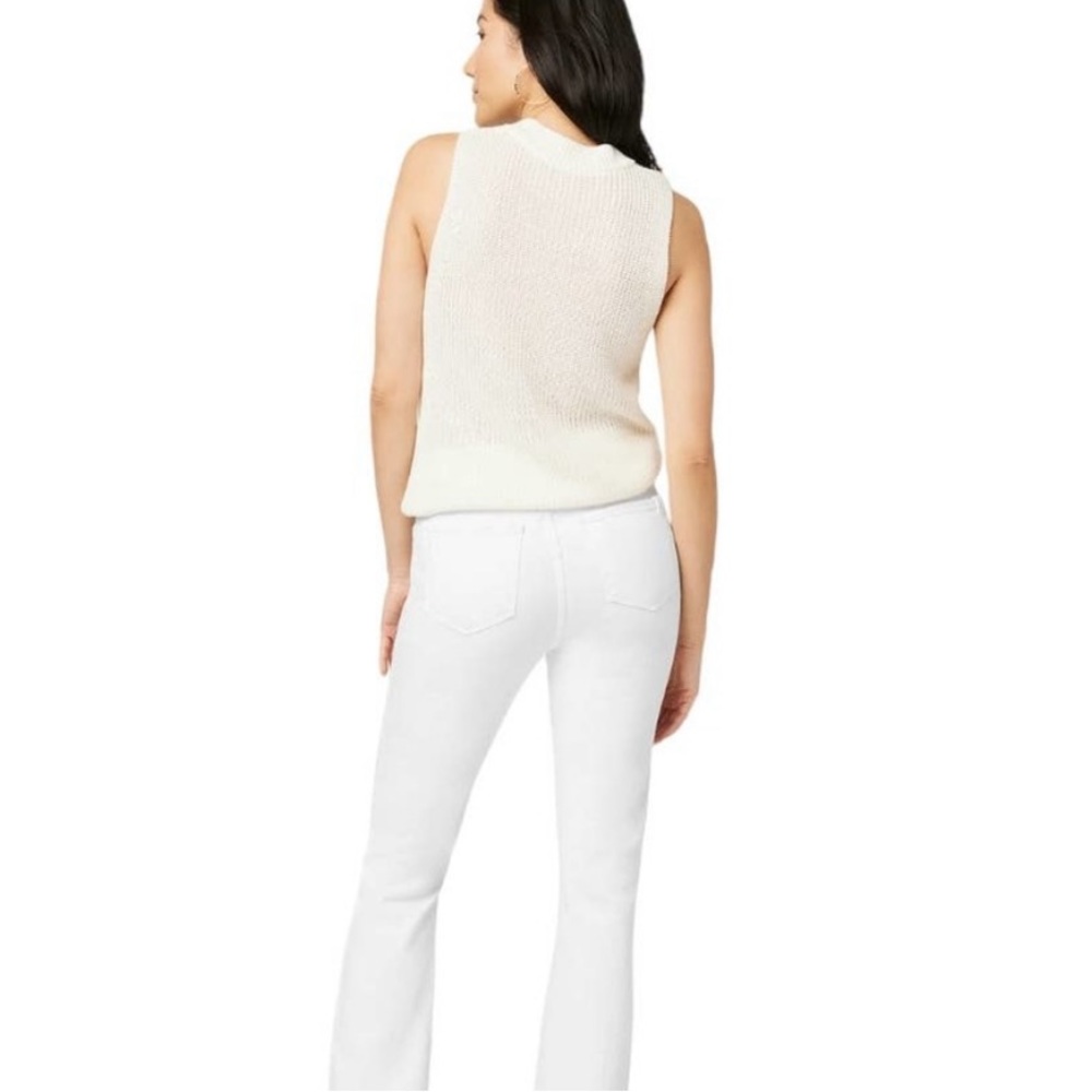 Joe's Jeans Provocateur Jeans w Frayed Hems in Jenny Wash (White) w MEASUREMENTS